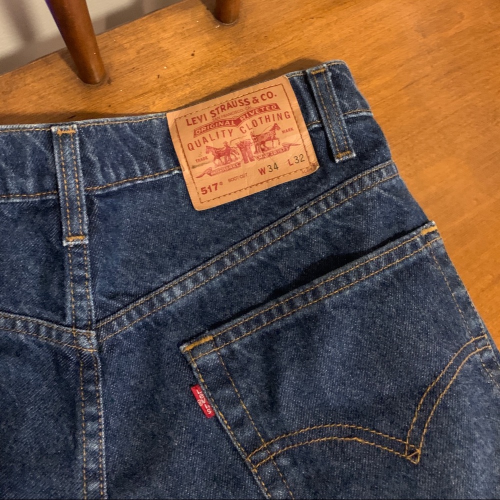 Levi’s 517 Shorts Dark Wash Size 34W